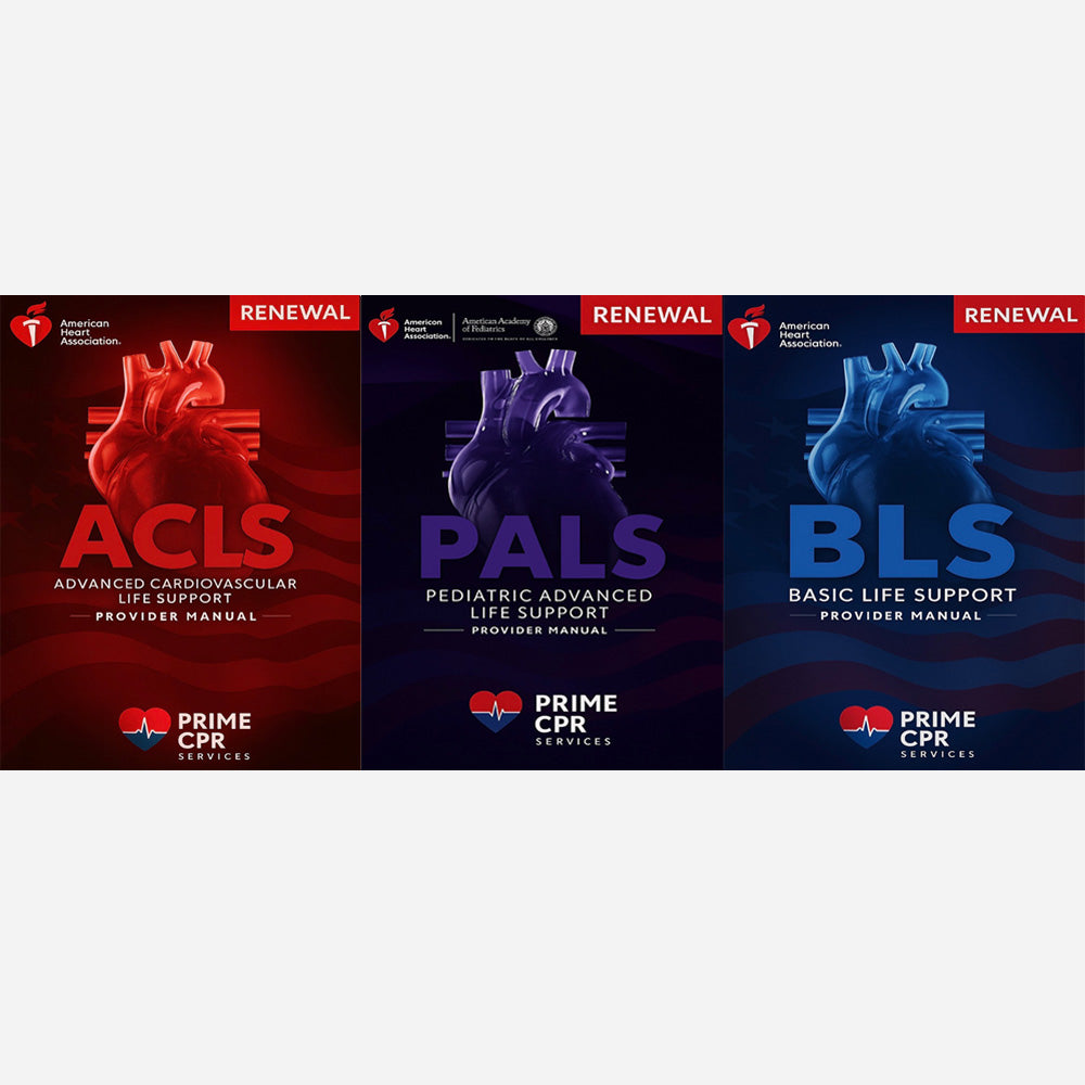 ACLS RENEWAL, PALS RENEWAL with BLS FOR HEALTHCARE PROVIDERS RENEWAL